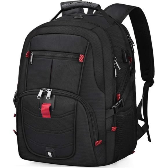 Laptop Backpack 17 Inch Waterproof Extra Large TSA Travel Backpack Anti Theft - Picture 5 of 6